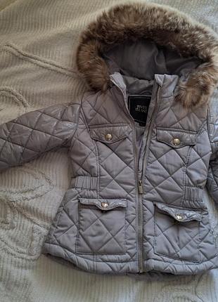 Зимняя курточка на девочку 7-8 лет