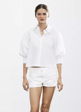 Поплиновая рубашка zw collection