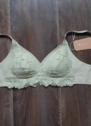 Бесшовный бюст с кружевной отделкой, в/с 70/75/80/85 obrana/anabel arto