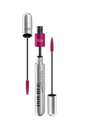 Тушь для ресниц double lash extend, 12 млт