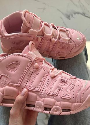 Кроссовки nike air more uptempo pink foam