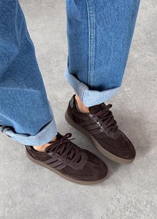 Женские качественные кожаные замшевые кроссовки из натуральной кожи и замши 🤎🩵💛