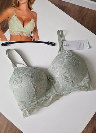 Бюст кружевной с мягкой чашкой без пуш-ап без косточек 80е hunkemoller нимечевина