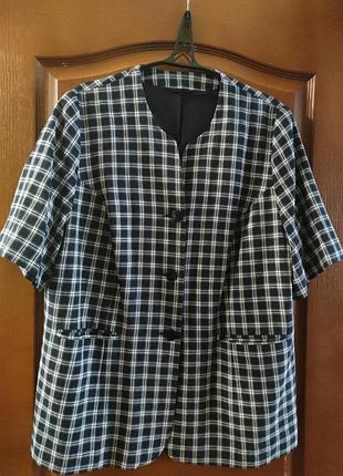 Піджак жакет клітина картатий жіночий