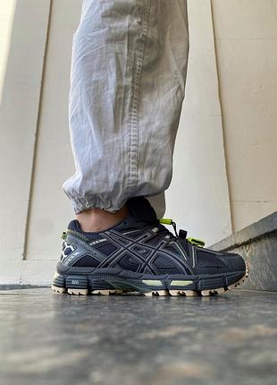 Кроссовки asics gel-kahana 8 black/grey/green