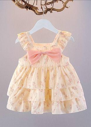Детское летнее платье