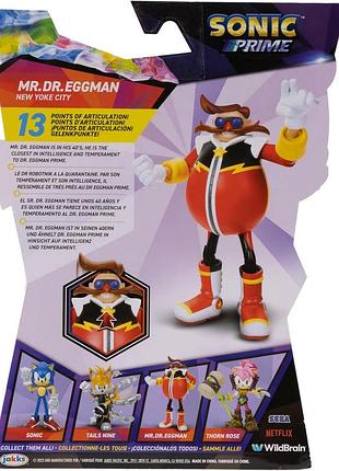 Sonic соник фигурка ммистер доктор эггман 419134 prime 5 mr. dr. eggman 4