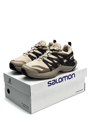 Мужские кроссовки salomon xt pu.re advanced beige black