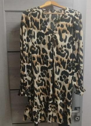 Сукня жіноча леопардова розмір l