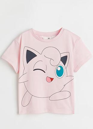 Футболка h&amp;m на девочку 40103, pokémon (покемон)