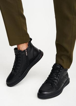 Шкіряні демі черевики, кеди