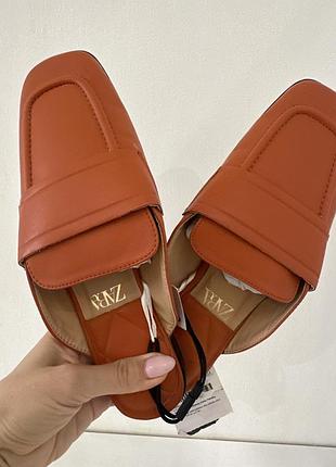 Шлепки мюли zara