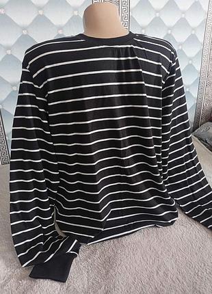 Реглан чоловічий в смужку, джемпер р/р 52.