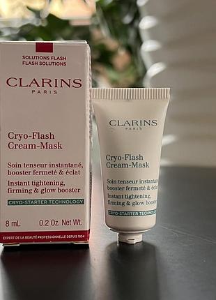 Оригинальный крем-маска для лица clarins cryo-flash cream-mask