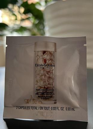 Оригінал зволожувальна сироватка з гіалуроновою кислотою elizabeth arden hyaluronic acid ceramide capsules hydra-plumping serum оригинал сыроватка