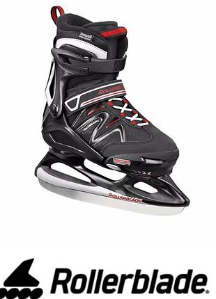 Rollerblade comet xt ice black
роликовые коньки черно-красные оригинал роз.36-40