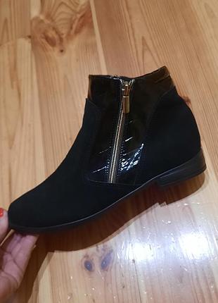 Черевики  демісезонні замша