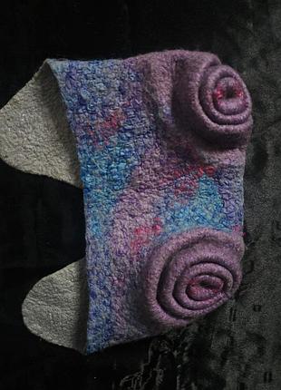 Шапка детская вальяна с шелком