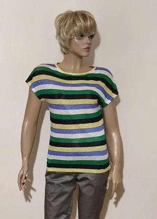 Tommy hilfiger лляна футболка смужка /11966/