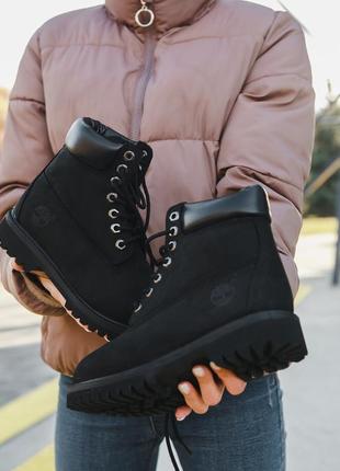 Шикарные женские зимние ботинки топ качество timberland 🥭❄️3 фото