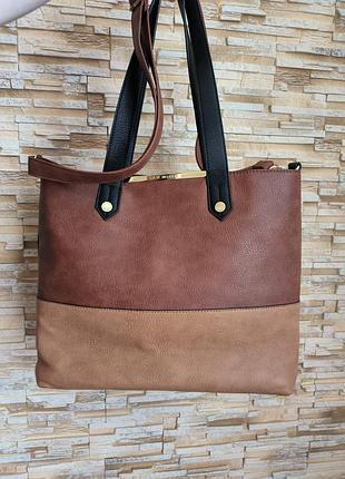 Стильная сумка - шоппер steve madden в наличии