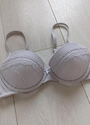 Бюстгальтер ажурный бюст кружевной лиф кружевый пуш-ап m&s 32b 70b
