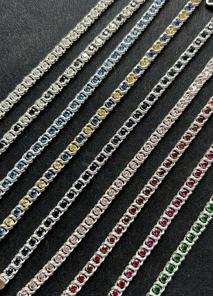 Серебряные женские браслеты арабка, серебро 925 проба
