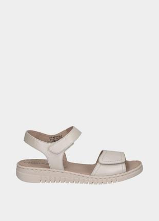 Оригінальні жіночі босоніжки caprice / босоніжки бежевого кольору