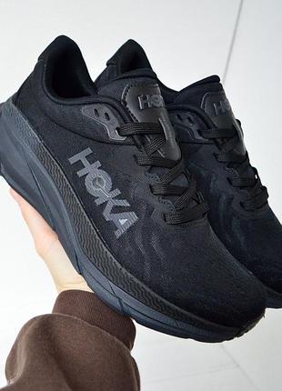 Hoka one black кроссовки мужские хокка кроссовки кроссовки