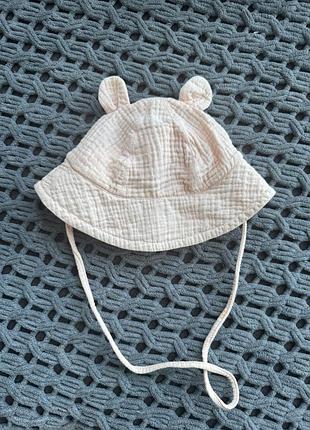 Панамка 3-9 міс муслін