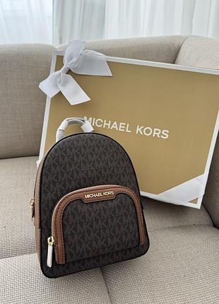 Рюкзак michael kors jaycee extra-small коричневий