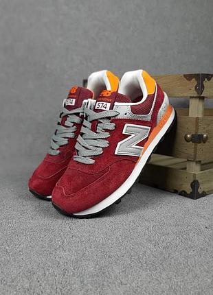 Жіночі кросівки product eng 1031129 New Balance бордові знижка sale | smb