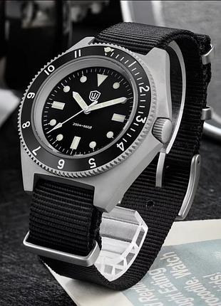 Watchdives wd1972 — военный часы 41 мм | кварц vh31 | сапфир | wr200