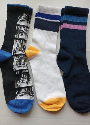 Носки primark eur 31-36. набор 3 пари