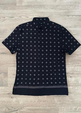 Чорна сорочка з коротким рукавом river island