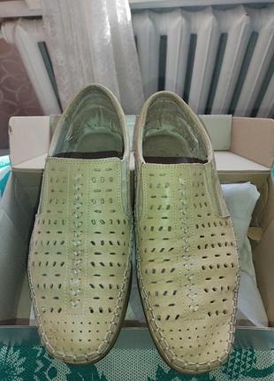 Мокастные летние туфли
