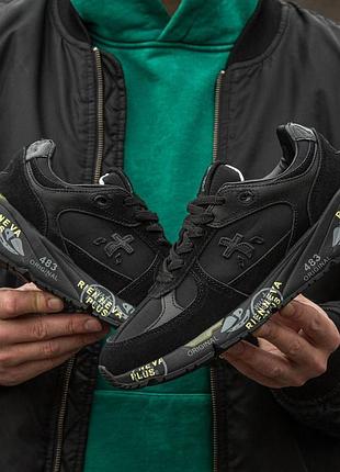 Кросівки premiata mase black 4