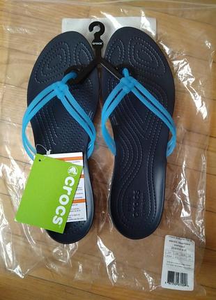 Шльопанці, вєтнамки crocs w10/41-42/27,5см. нові