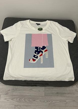 Супер ціна! 🔥🔥🔥 футболка жіноча біла бавовна