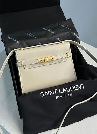 Молочная сумка из натуральной кожи,клатч