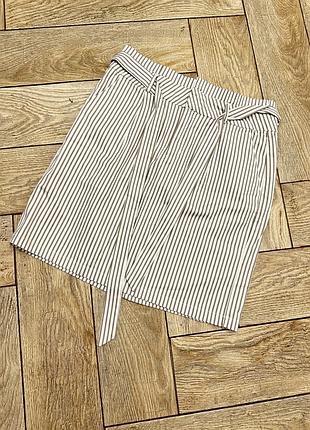 Юбка с поясом в полоску vero moda