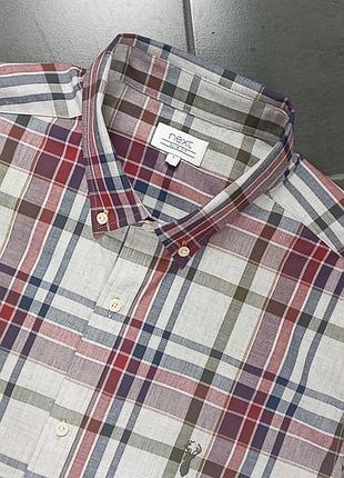 Рубашка мужская хлопковая next размер l