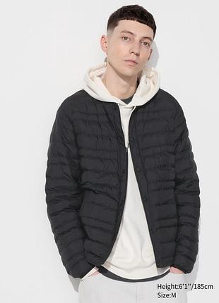 Чоловічий ультралегкий пуховик uniqlo унісекс
