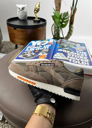 Мужские кроссовки reebok classic new sand white