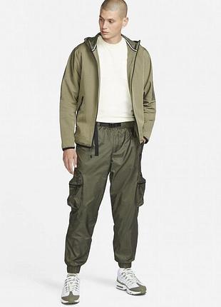 Брюки мужские nike tech lined woven pant olive