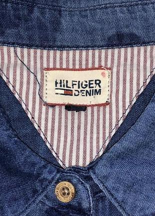 Джинсовая рубашка tommy hilfiger 9