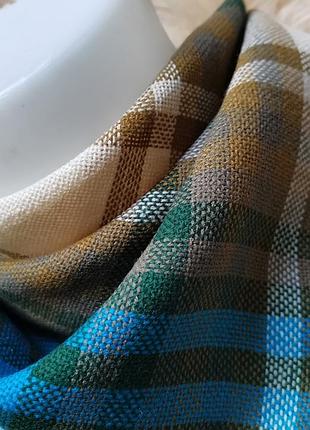 Квадратна хустка в карту вінтаж бандана тепла