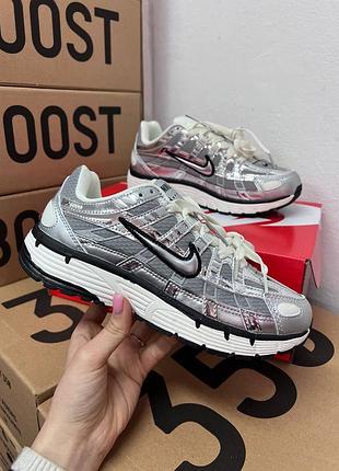 Кроссовки prm nike p-6000 silver