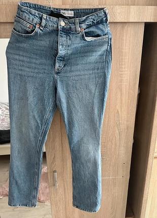 Трендові джинси до щиколотки вкорочені zara