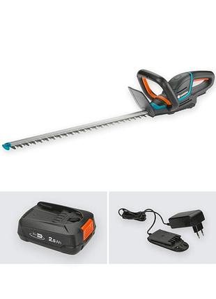 Gardena comfcut 60 18v p4a акумуляторний кущоріз + ак, зу